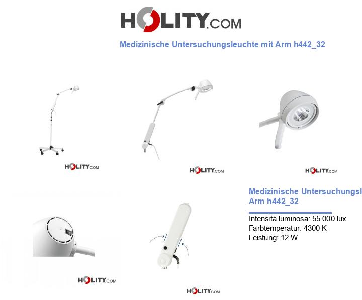 Medizinische Untersuchungsleuchte mit Arm h442_32
