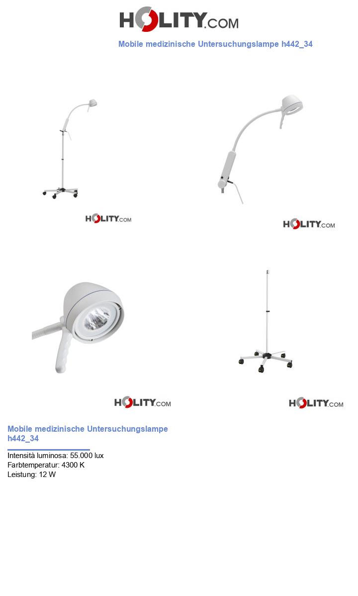 Mobile medizinische Untersuchungslampe h442_34