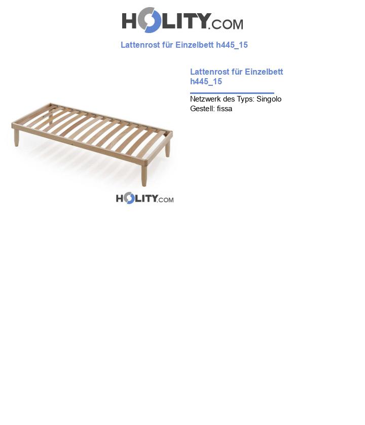 Lattenrost für Einzelbett h445_15