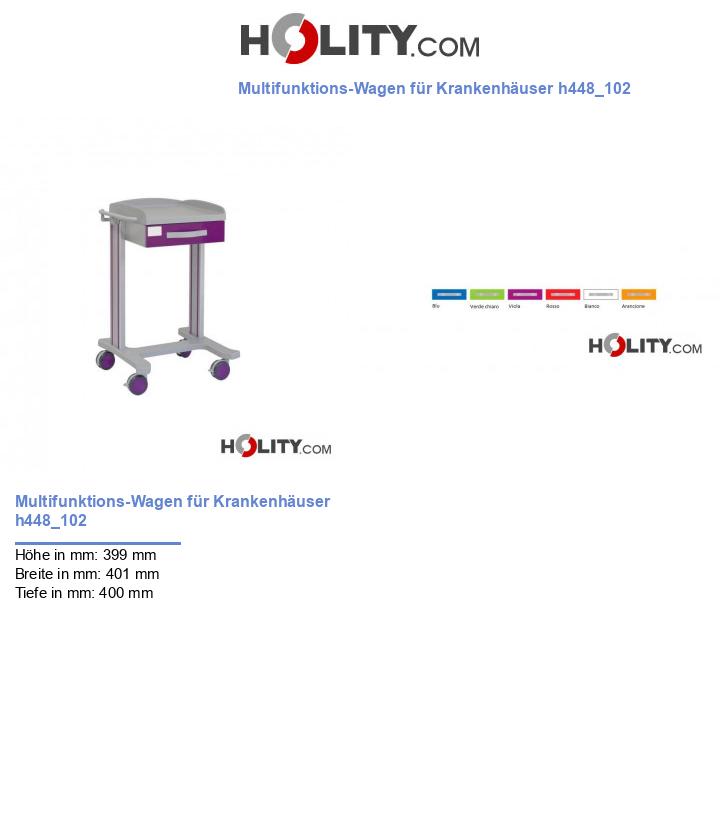 Multifunktions-Wagen für Krankenhäuser h448_102