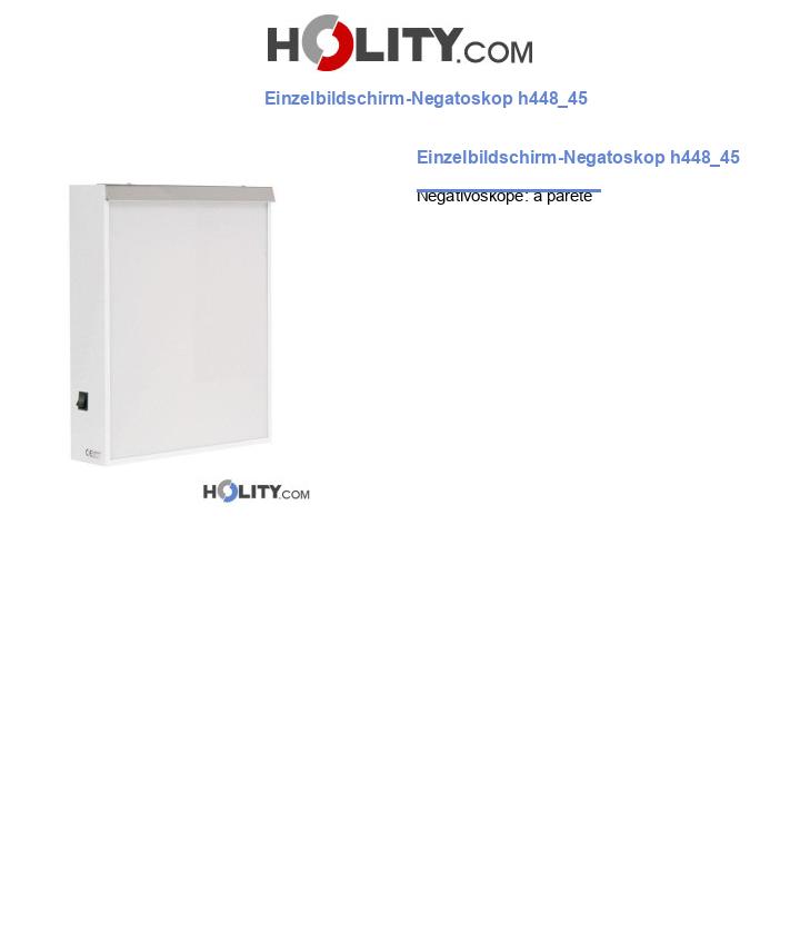 Einzelbildschirm-Negatoskop h448_45