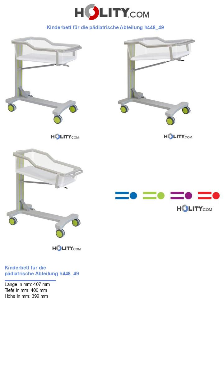Kinderbett für die pädiatrische Abteilung h448_49