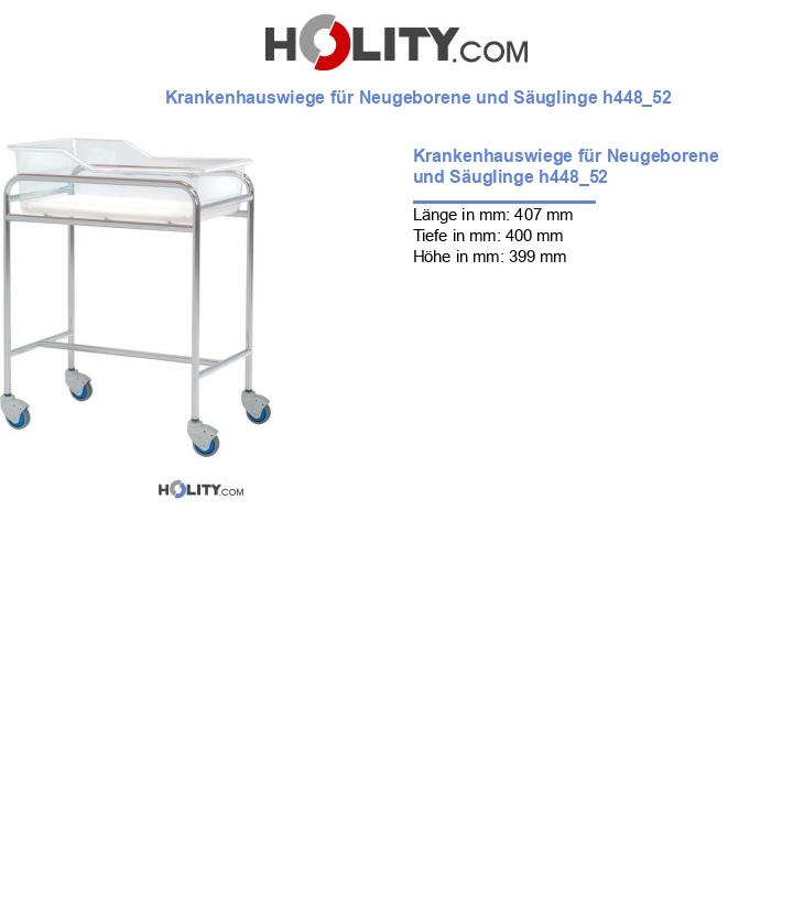 Krankenhauswiege für Neugeborene und Säuglinge h448_52