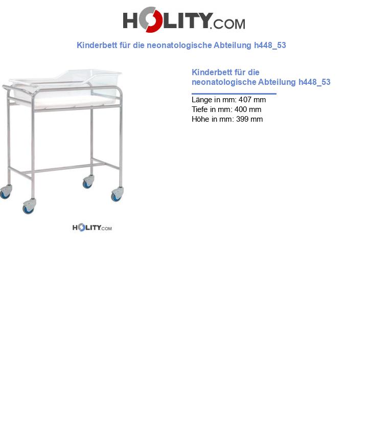 Kinderbett für die neonatologische Abteilung h448_53