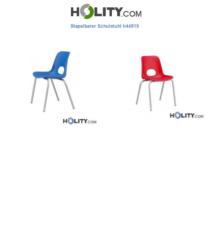 Stapelbarer Schulstuhl h44919