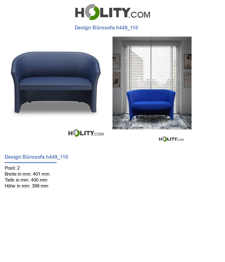 Design Bürosofa h449_110