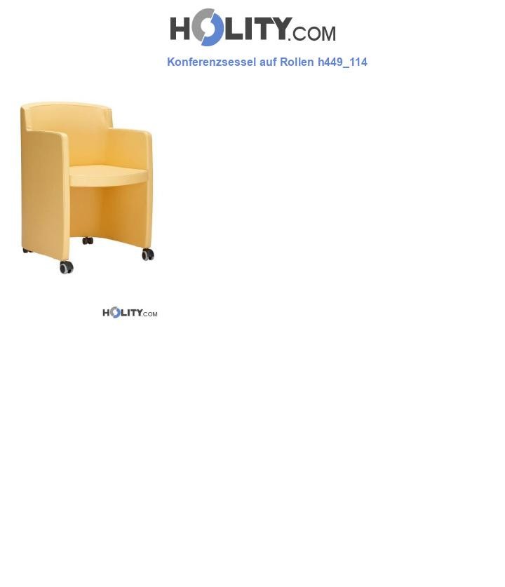Konferenzsessel auf Rollen h449_114