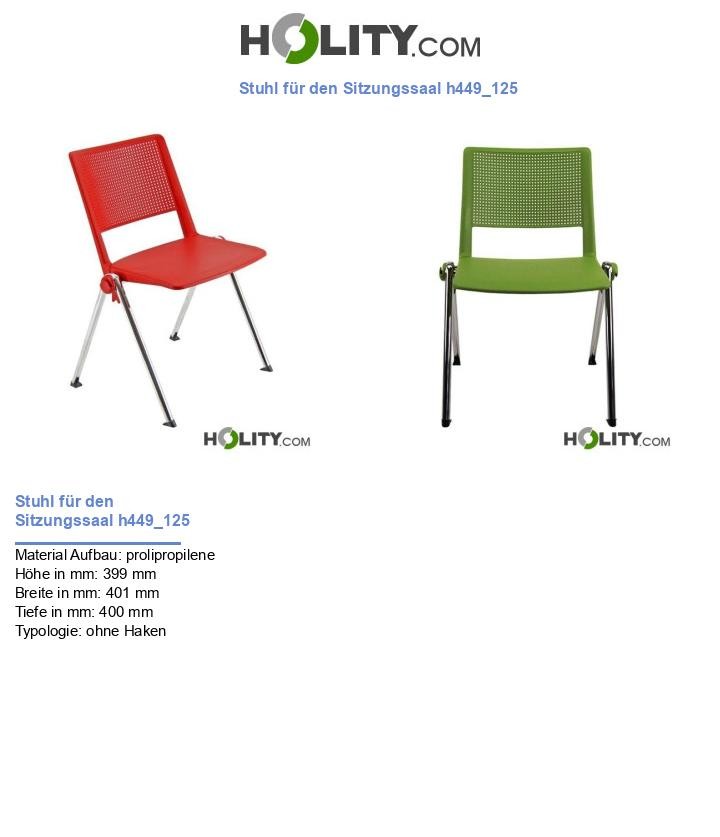 Stuhl für den Sitzungssaal h449_125
