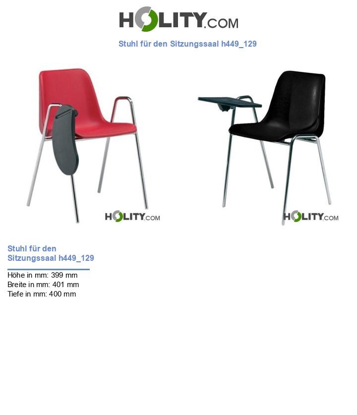 Stuhl für den Sitzungssaal h449_129