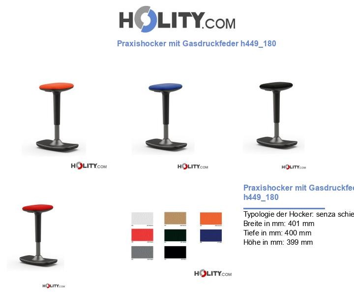 Praxishocker mit Gasdruckfeder h449_180