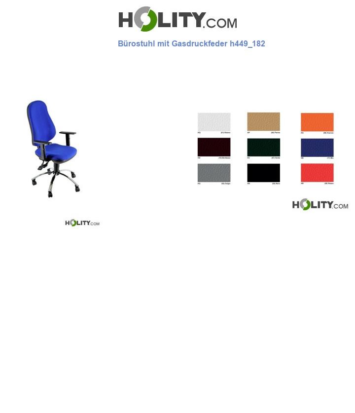Bürostuhl mit Gasdruckfeder h449_182