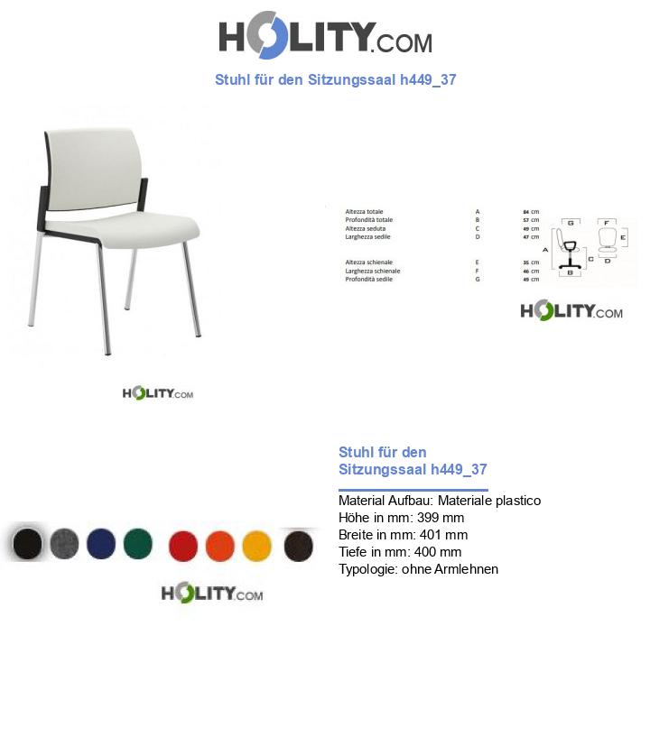 Stuhl für den Sitzungssaal h449_37