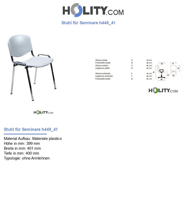 Stuhl für Seminare h449_41