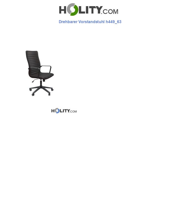 Drehbarer Vorstandstuhl h449_63
