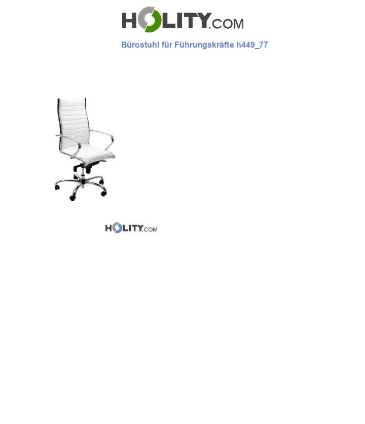 Bürostuhl für Führungskräfte h449_77