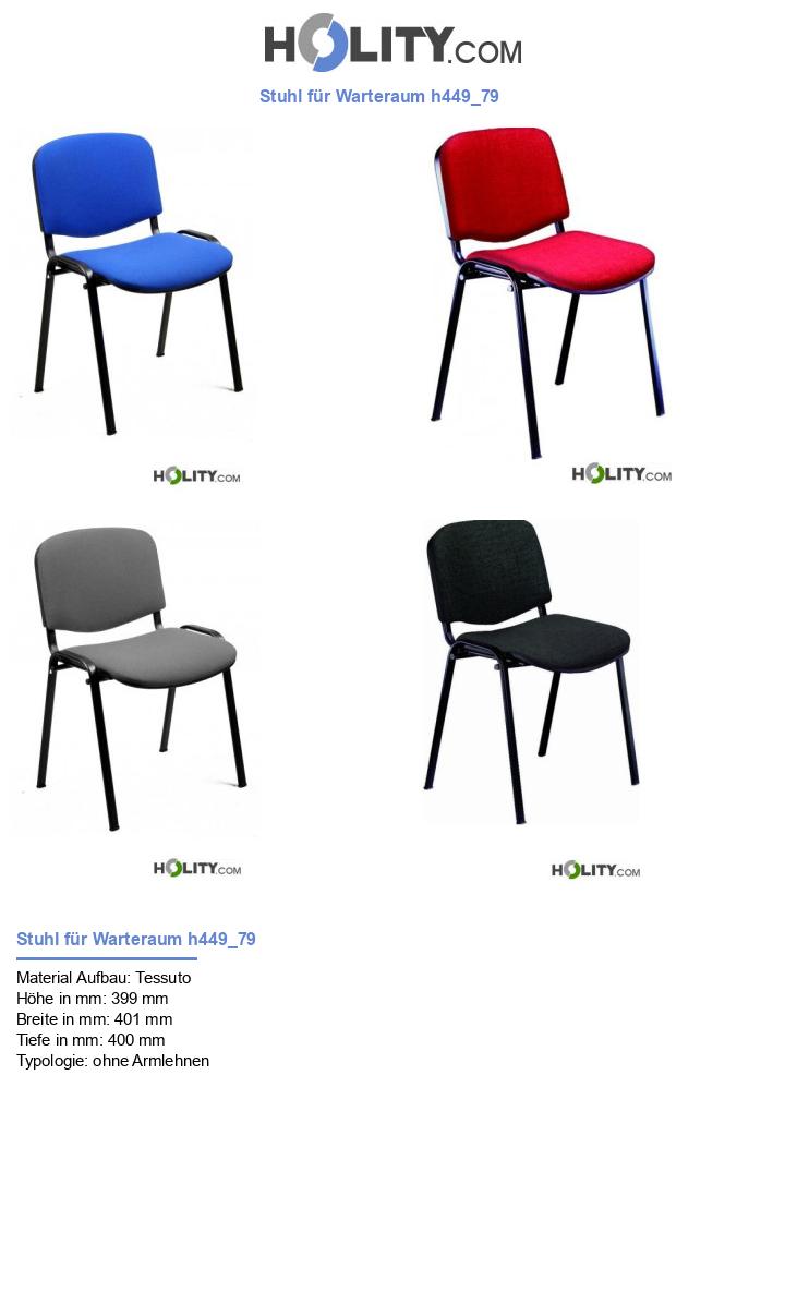 Stuhl für Warteraum h449_79