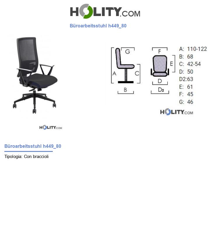 Büroarbeitsstuhl h449_80