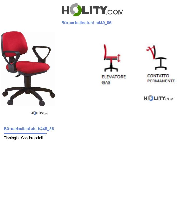 Büroarbeitsstuhl h449_86