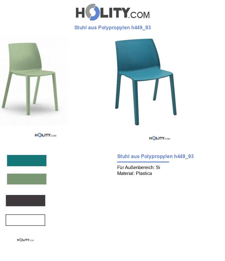 Stuhl aus Polypropylen h449_93