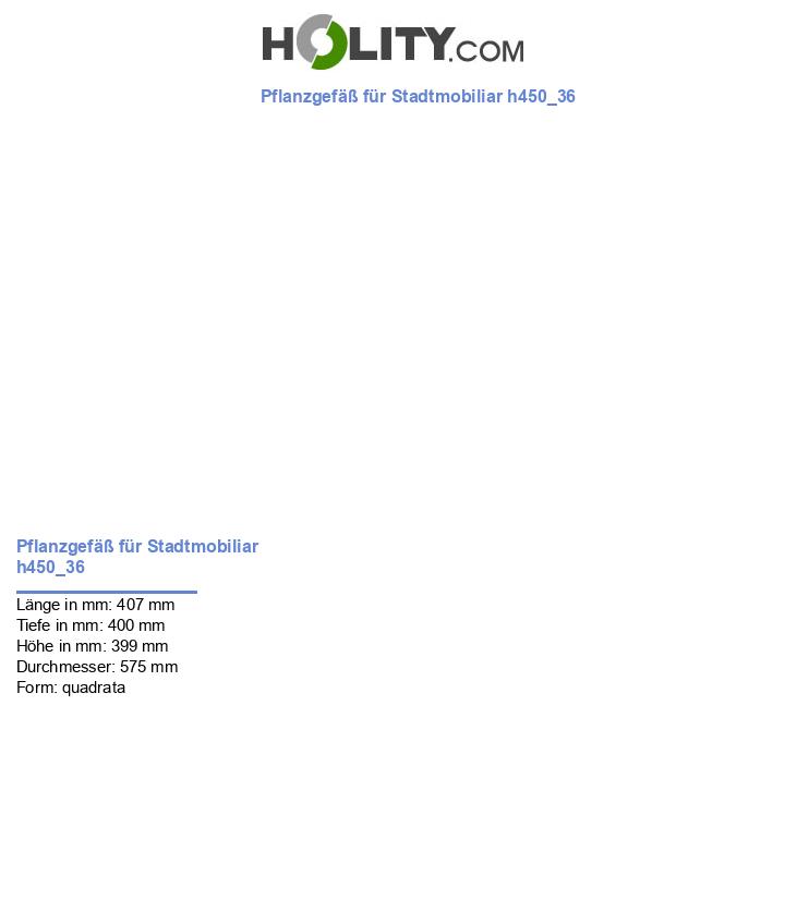 Pflanzgefäß für Stadtmobiliar h450_36