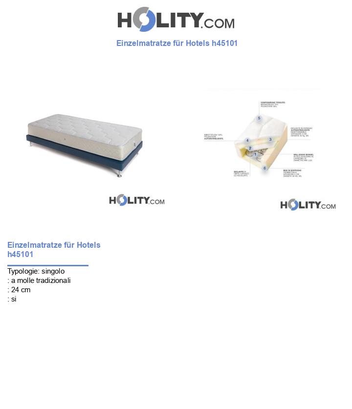 Einzelmatratze für Hotels h45101