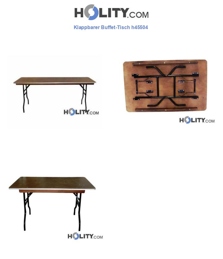 Klappbarer Buffet-Tisch h45504