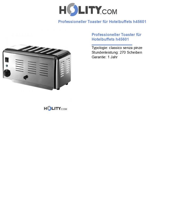 Professioneller Toaster für Hotelbuffets h45601