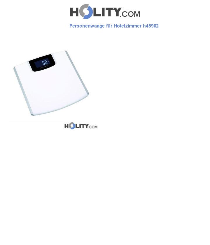 Personenwaage für Hotelzimmer h45902