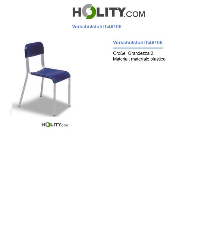 Vorschulstuhl h46106