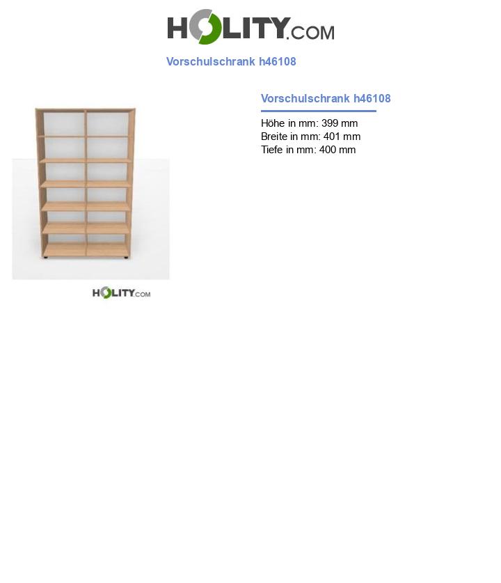 Vorschulschrank h46108