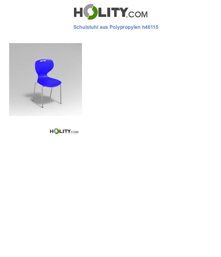 Schulstuhl aus Polypropylen h46115