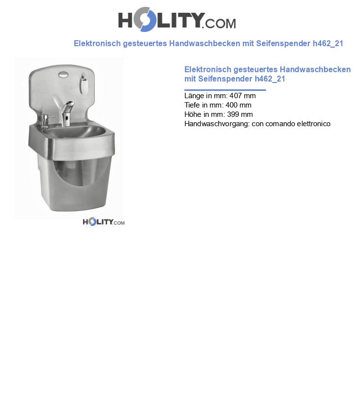 Elektronisch gesteuertes Handwaschbecken mit Seifenspender h462_21