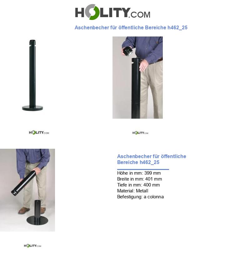 Aschenbecher für öffentliche Bereiche h462_25