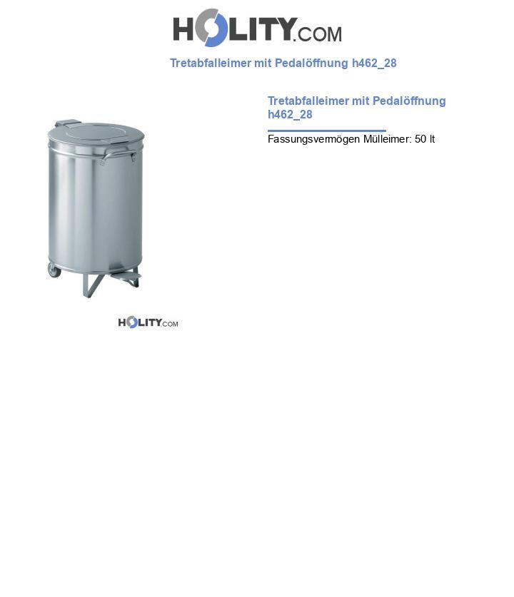 Tretabfalleimer mit Pedalöffnung h462_28