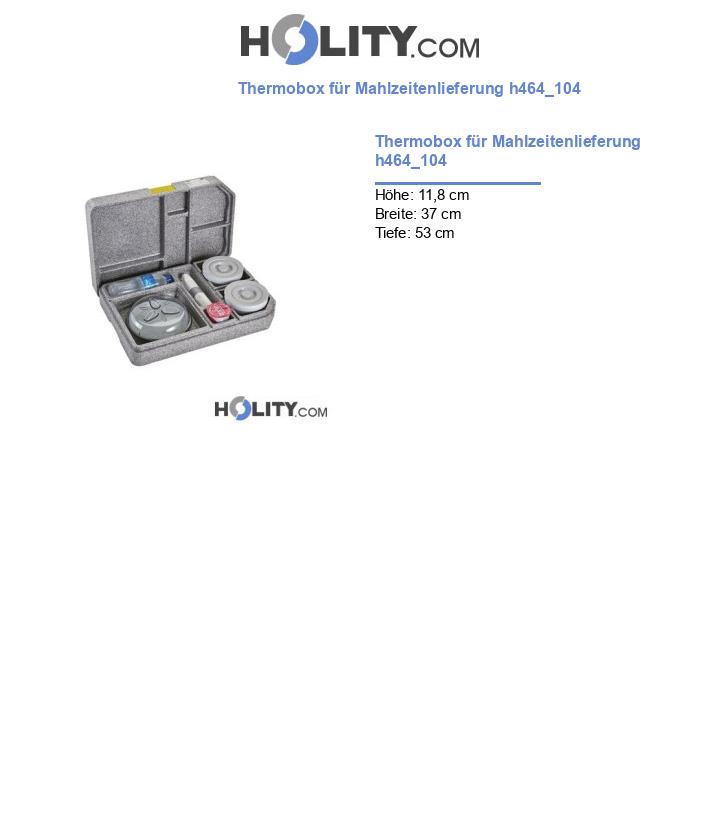 Thermobox für Mahlzeitenlieferung h464_104