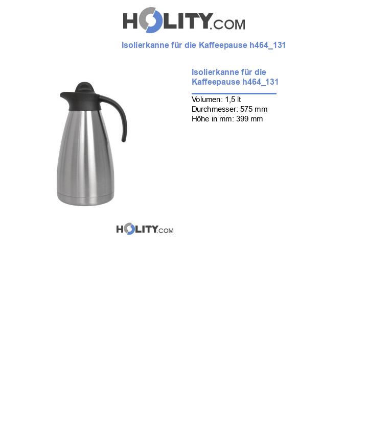 Isolierkanne für die Kaffeepause h464_131