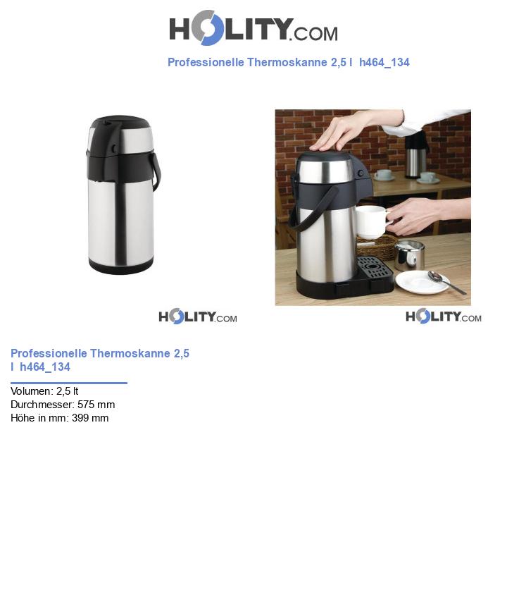 Professionelle Thermoskanne 2,5 l  h464_134