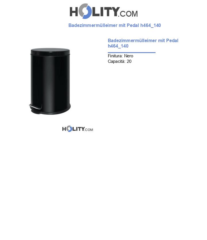 Badezimmermülleimer mit Pedal h464_140