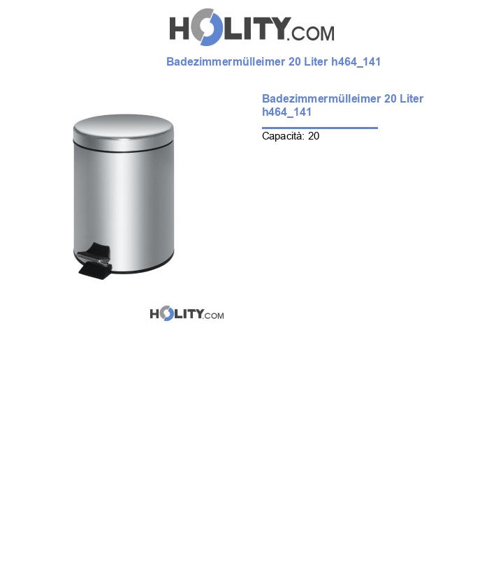 Badezimmermülleimer 20 Liter h464_141