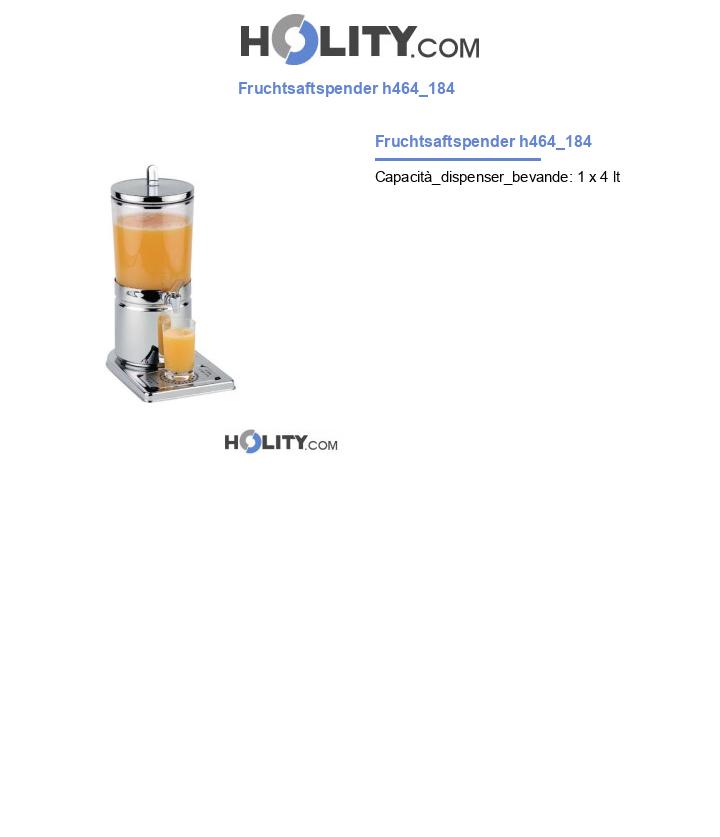 Fruchtsaftspender h464_184