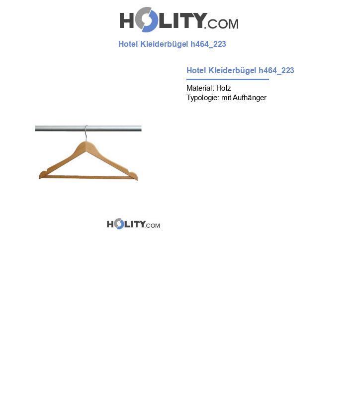 Hotel Kleiderbügel h464_223