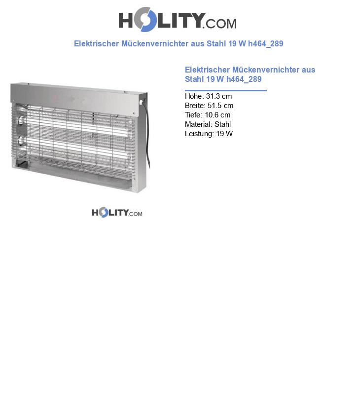 Elektrischer Mückenvernichter aus Stahl 19 W h464_289