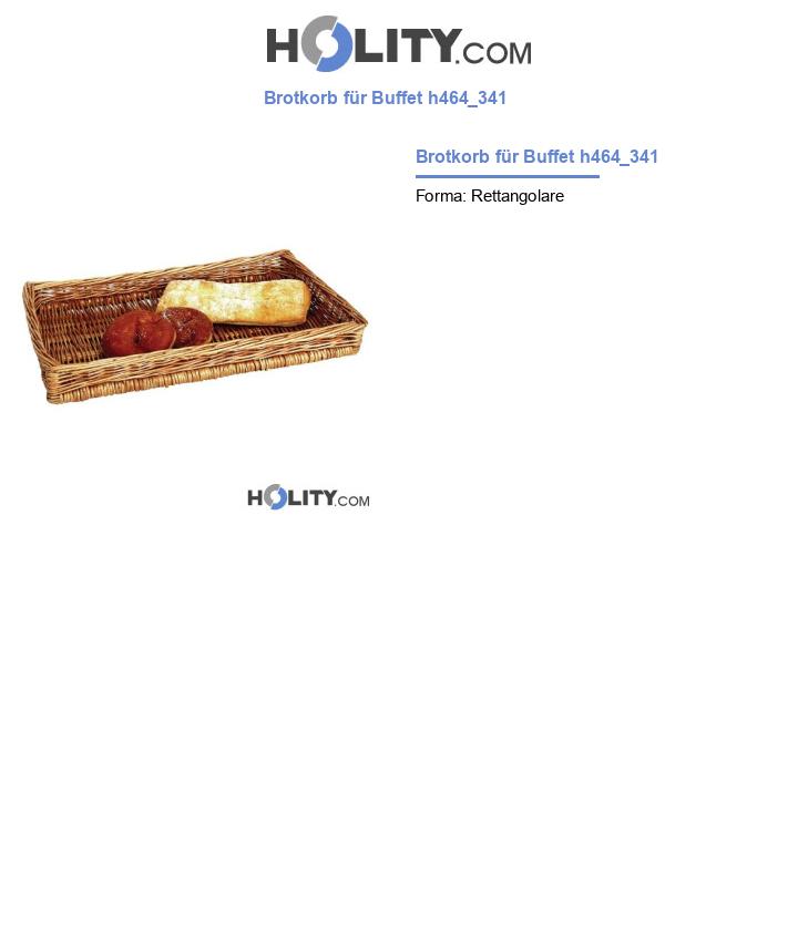 Brotkorb für Buffet h464_341