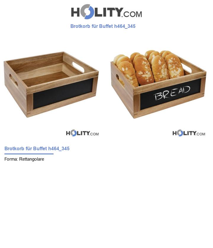 Brotkorb für Buffet h464_345