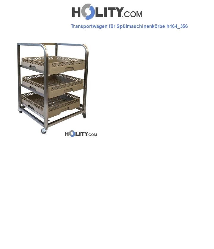 Transportwagen für Spülmaschinenkörbe h464_356