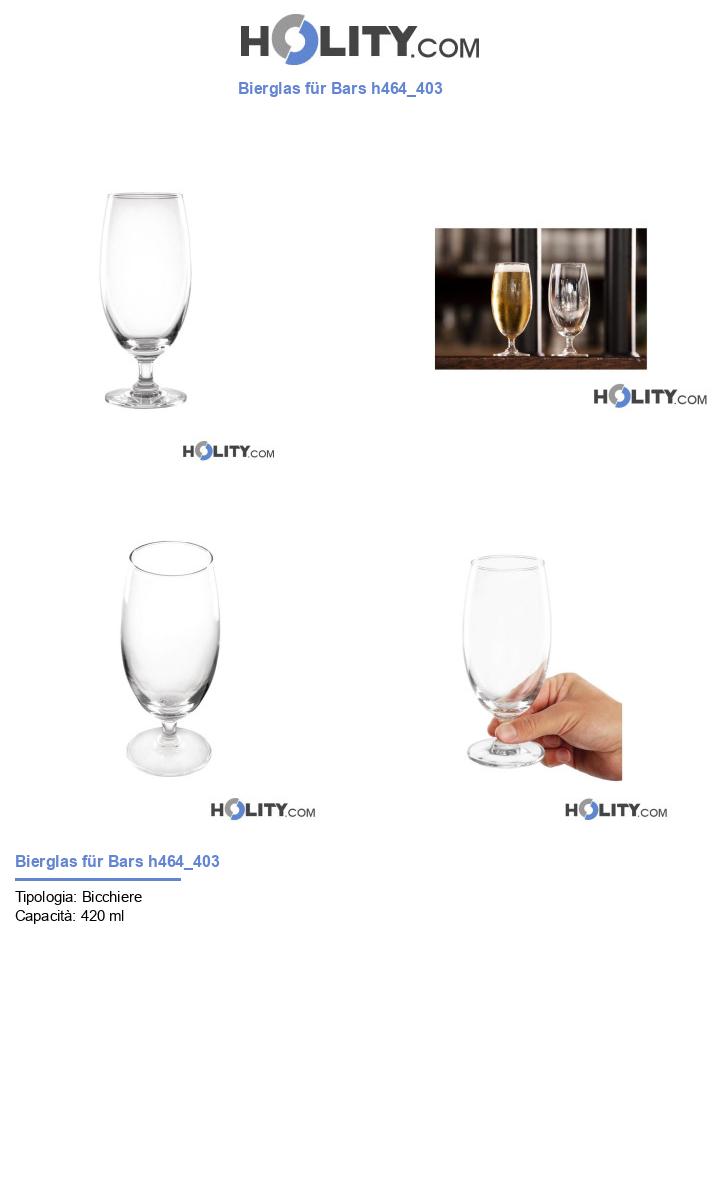 Bierglas für Bars h464_403