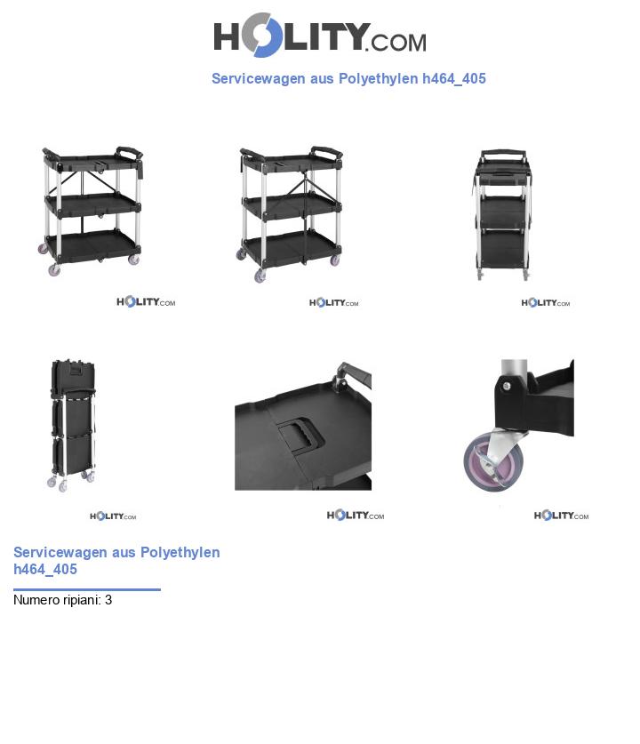 Servicewagen aus Polyethylen h464_405