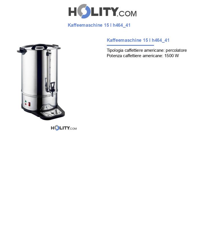 Kaffeemaschine 15 l h464_41