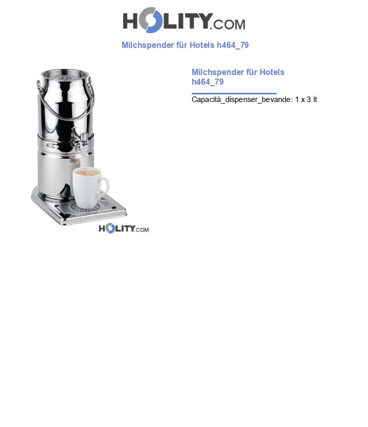 Milchspender für Hotels h464_79