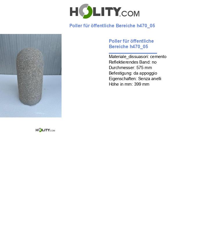 Poller für öffentliche Bereiche h470_05